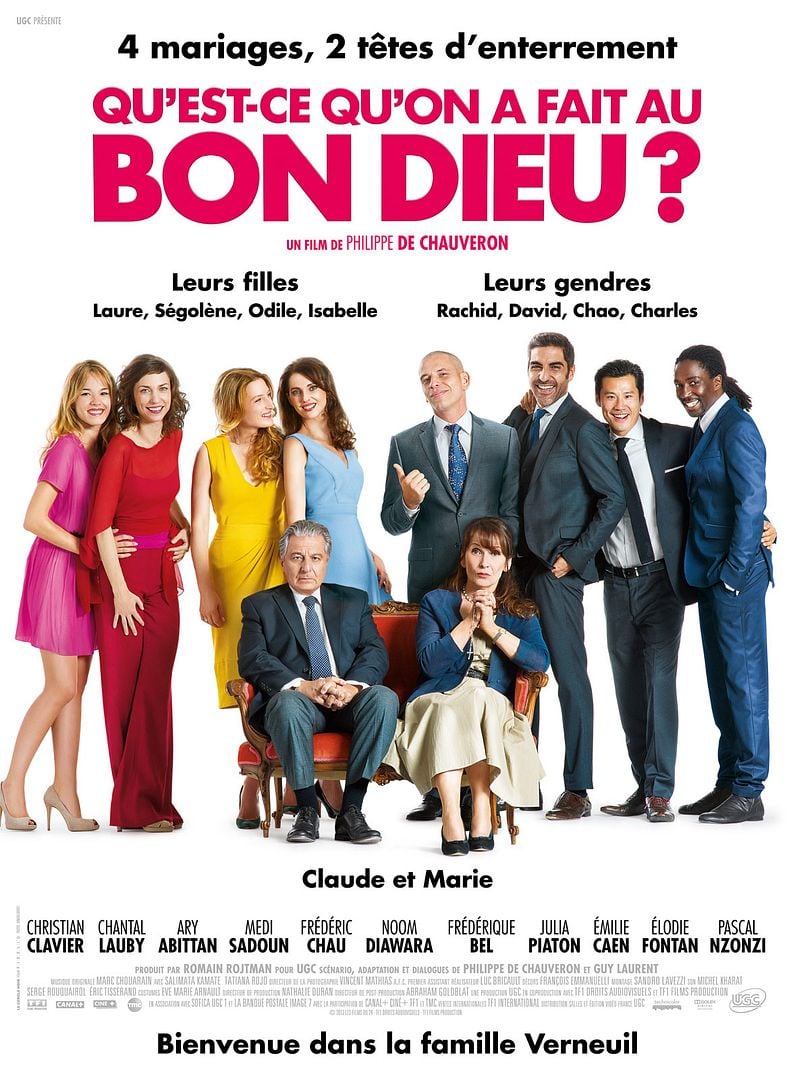 Affiche du film Qu'est-ce qu'on a fait au Bon Dieu