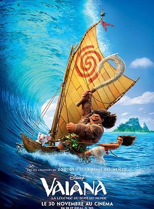 Affiche du film Vaiana, la légende au bout du monde
